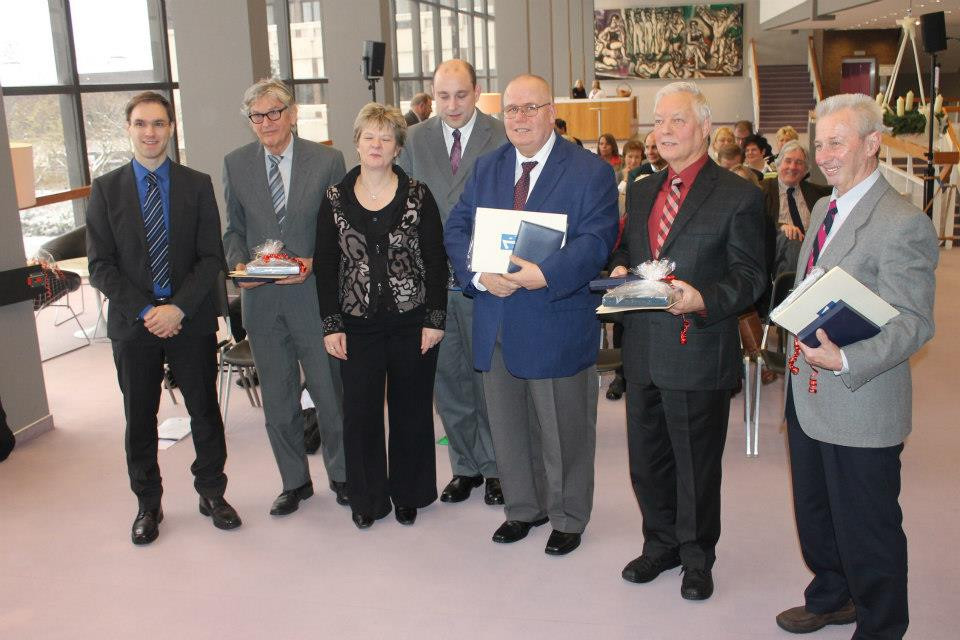 Detlef Ewert + Klaus Schard + Helmut Scherer + Andreas Schubert + Erek Weidner+Bürgermeister Grieser